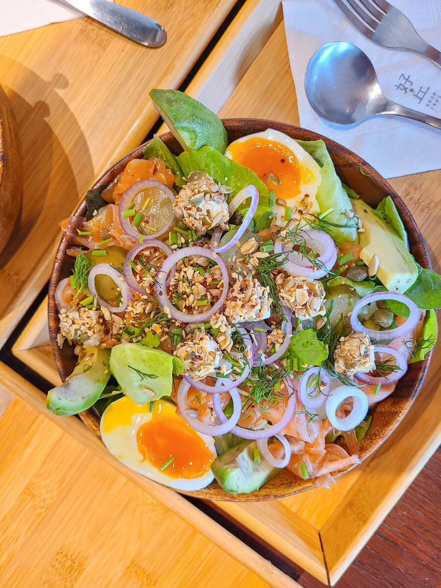 好丘燻鮭魚乳酪蒔蘿沙拉 好丘燻鮭魚乳酪蒔蘿沙拉