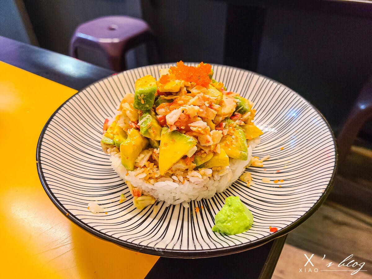 寶山壽司-酪梨鮮蝦蓋飯 寶山壽司-酪梨鮮蝦蓋飯