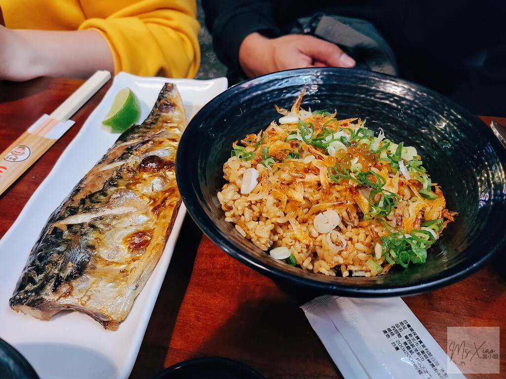 三多屋爸爸嘴日本料理 三多屋櫻花蝦炒飯加鯖魚套餐
