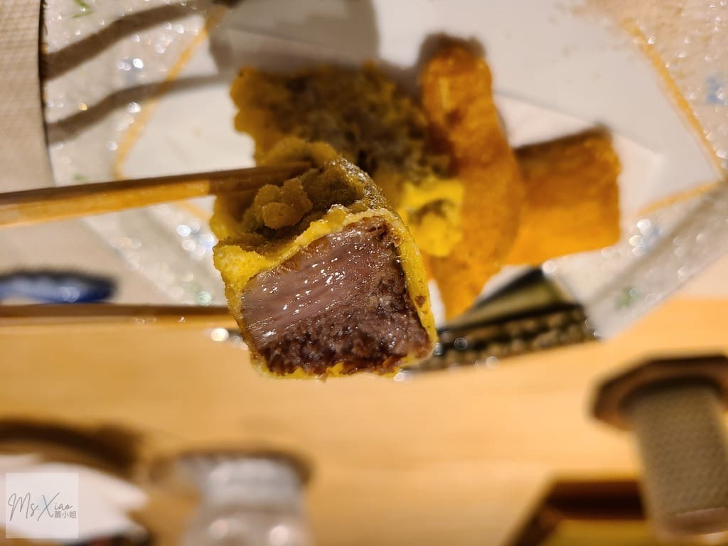 小馬日本料理的炸和牛腮