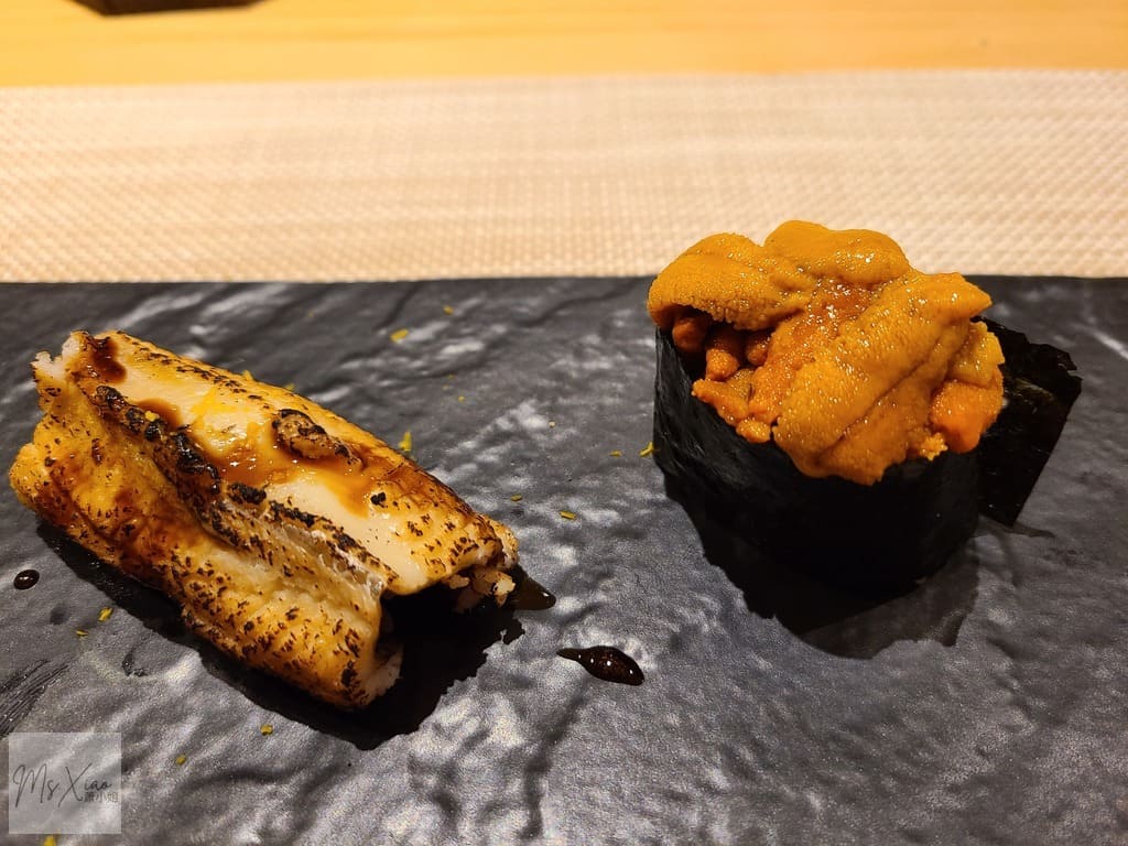 星鰻和海膽軍艦