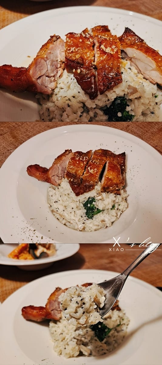 薆悅酒店inn cafe松露奶油雞腿排義大利燉飯 西門町薆悅酒店inn cafe松露奶油雞腿排義大利燉飯