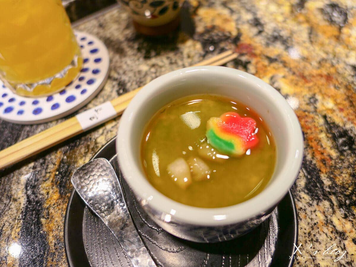 魚貫鐵板燒-菠菜茶碗蒸 魚貫鐵板燒-菠菜茶碗蒸