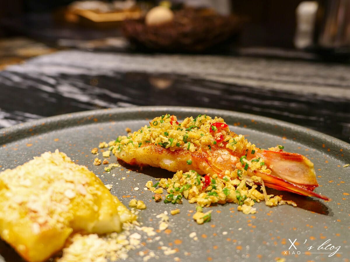 魚貫鐵板燒-避風塘明蝦 魚貫鐵板燒-避風塘明蝦