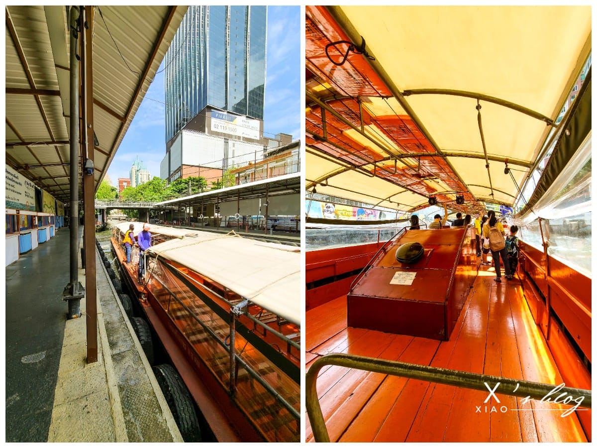 曼谷舊城區交通-空盛桑運河快船