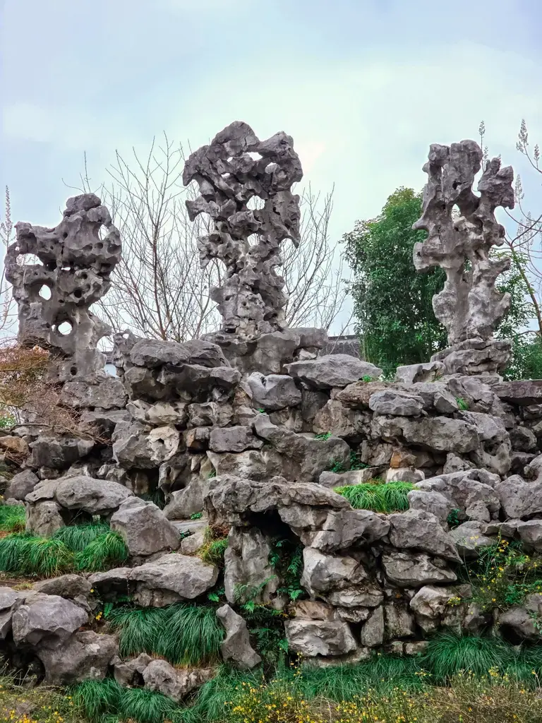 2026 蘇州旅遊攻略|5日遊深度自由行:避開人潮的園林路線、美食、住宿、交通一次搞懂 蘇州古典園林美學:五峰園太湖石峰近覽,呈現玲瓏剔透的瘦、漏、透、皺特色,是蘇州旅遊中探索私家園林造景藝術的精華蘇州景點。