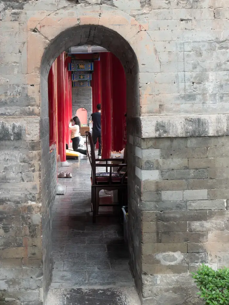 Xian Guangren Temple Arch Corridor