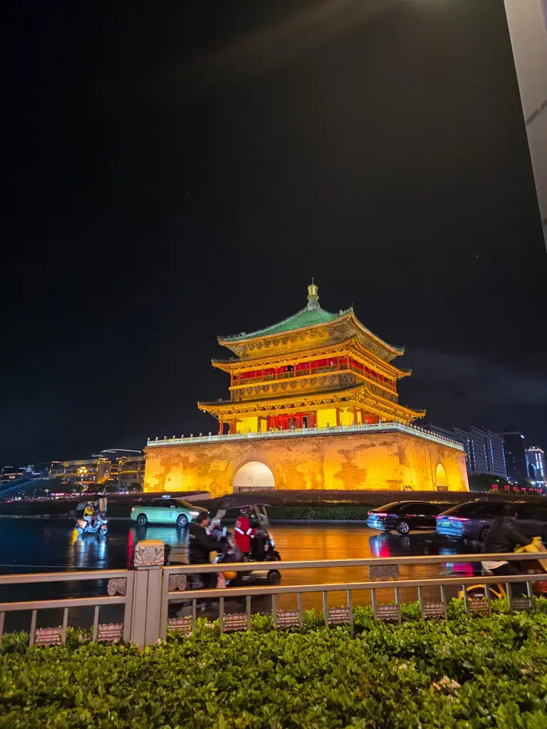 Xian Bell Tower Night View