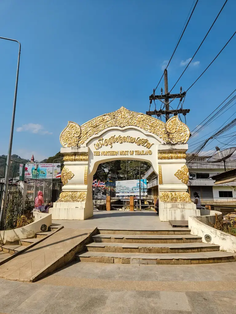 泰國最北點官方地標牌坊 The Northernmost of Thailand