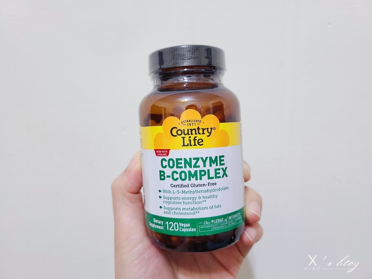 iHerb必買TOP27清單【2025更新】鎂、益生菌、魚油推薦+實測心得 Country Life-輔酶維生素B複合物膠囊