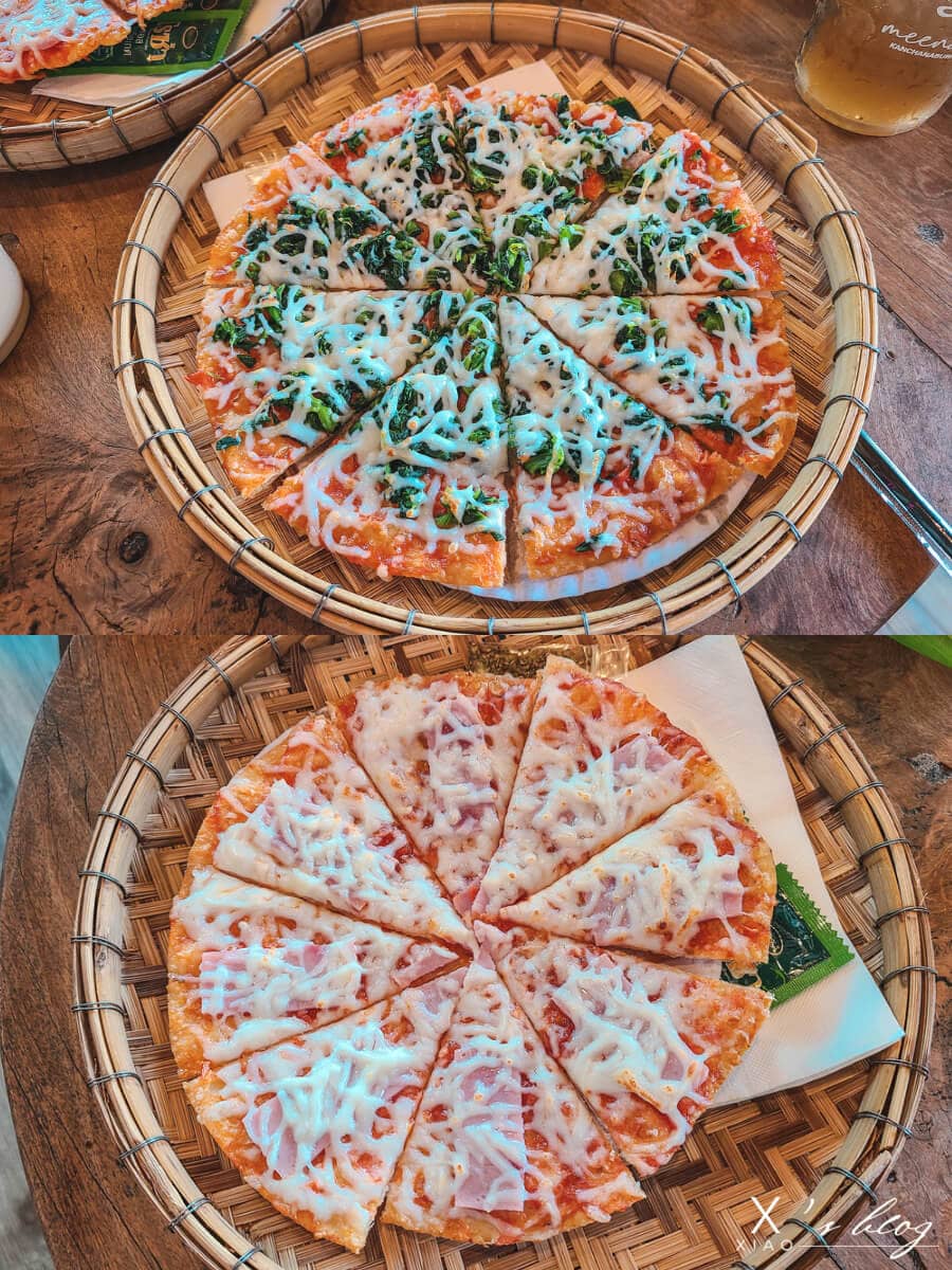 MEENA Cafe Kanchanaburi-pizza