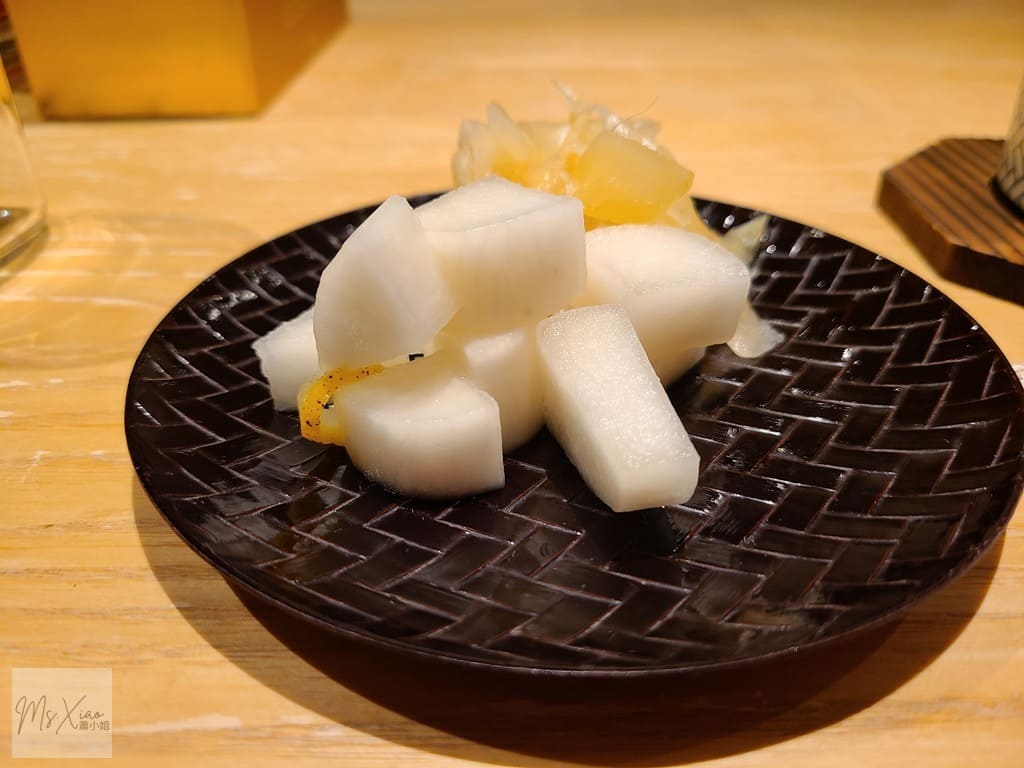 小馬日本料理的漬蘿蔔