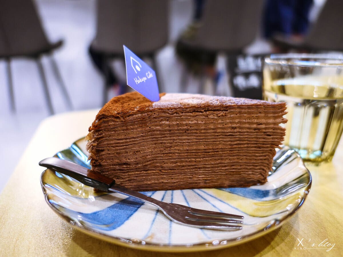 白屋咖啡-法芙娜巧克力千層蛋糕