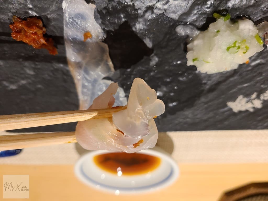 小馬日本料理的真鯛刺身